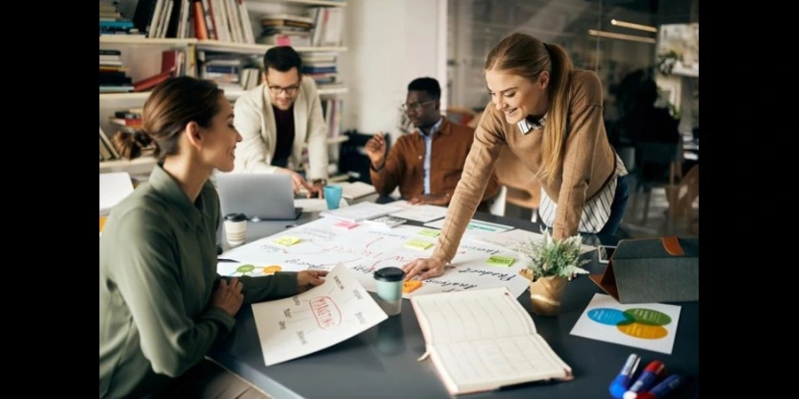 Colleagues in the office