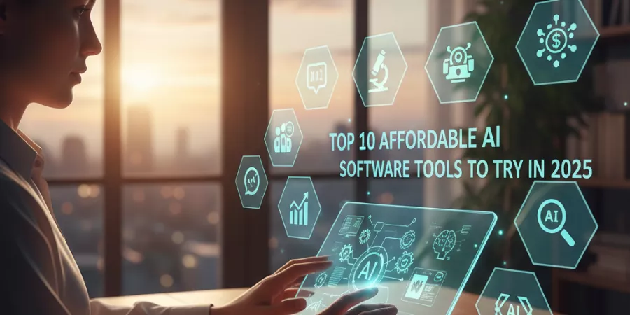 Top 10 Affordable AI Software Tools to Try in 2025