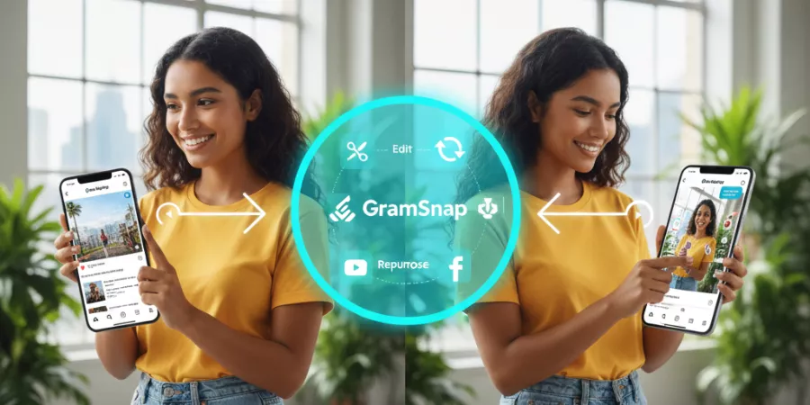 How to Reuse and Repurpose Instagram Videos Using GramSnap