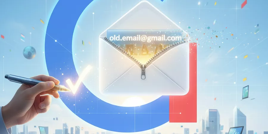 how to change Gmail address