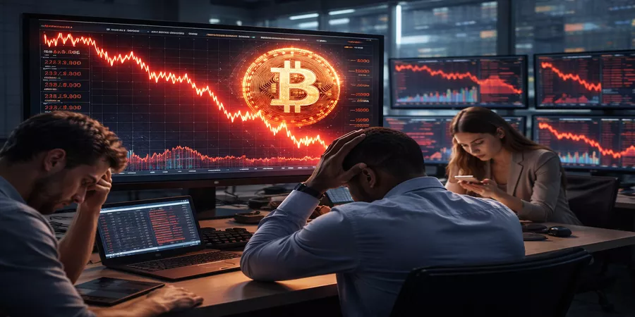 Bitcoin market crash cryptocurrency losses