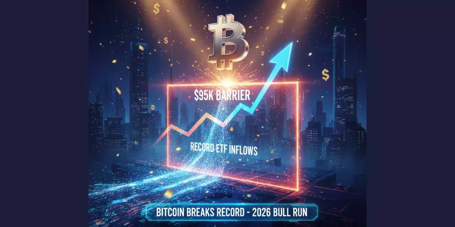 Bitcoin $95K ETF inflows 2026