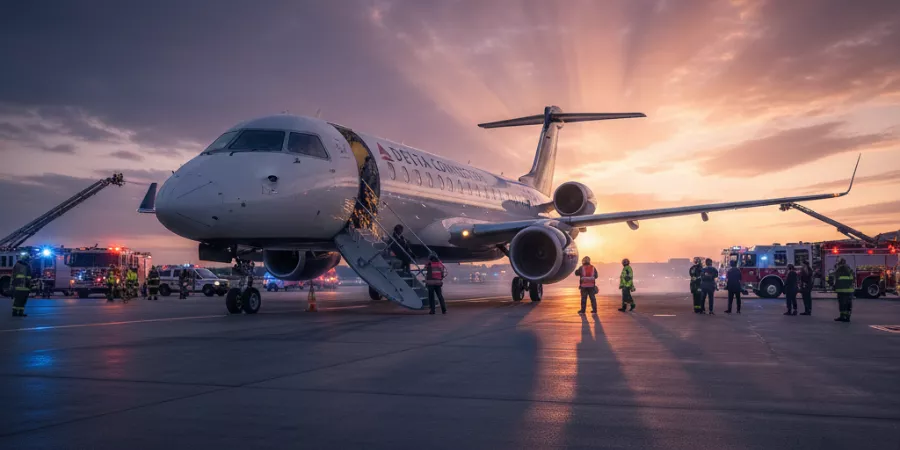 Delta Connection DL3543 Emergency Landing