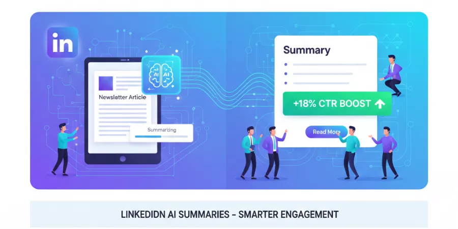 inkedIn AI article summarization
