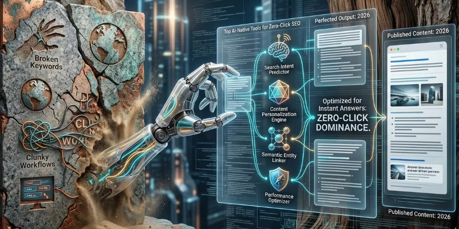 AI-native tools zero-click SEO 2026