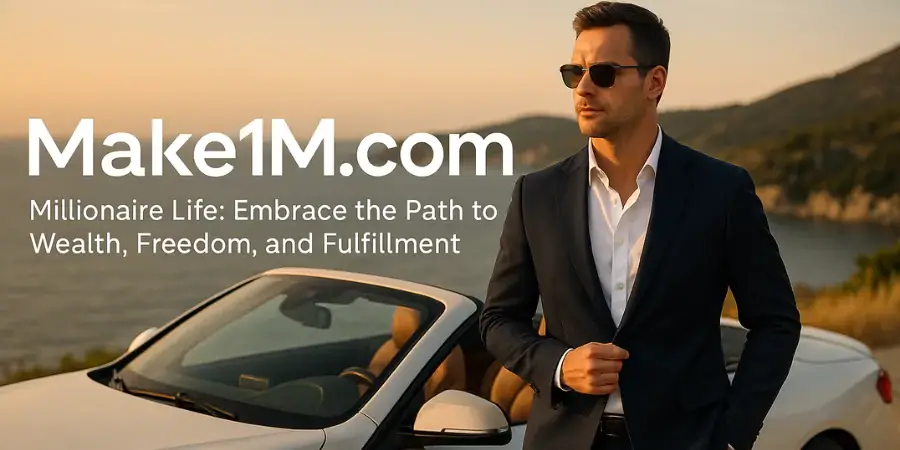Make1M com: How to Make Your First Million: Step-by-Step Wealth Blueprint