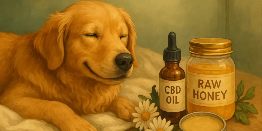 The Power of CBD and Honey for Soothing Your Dog's Skin