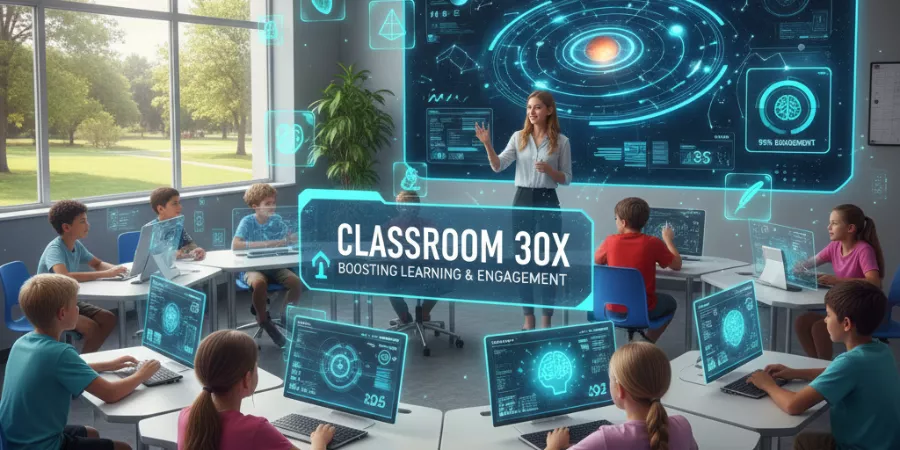 Classroom 30x: A Smart, Gamified Learning Platform for Schools