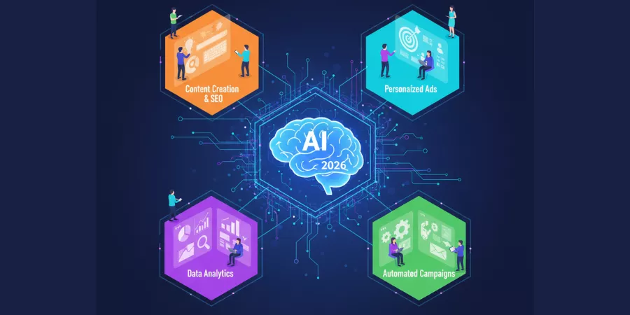 AI tools changing digital marketing 2026